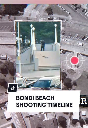 It has been almost 24 hours since two gunmen opened fire at Bondi Beach, killing at least 15 innocent people. Here is a timeline of the attack. Click the link in bio for the latest on the Bondi Beach Shooting.