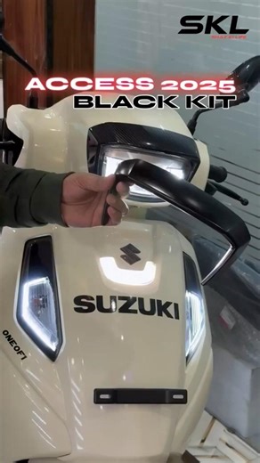 Suzuki Access 2025 All Black Kit | Also Available In Carbon Fiber Shade Delivery All Over India