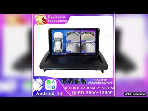 Android 14 For VOLVO C30 S40 V50 C70 2006 2012 Stereo Carplay Auto 2DIN Multimedia Car Radio DSP