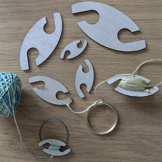 Wooden Thread Shuttle, Flat Bobbin, Laser-cut, Choice of Sizes - Pack of 5 - Etsy