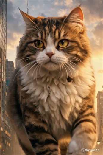 A Giant Cat Appeared in New York 🐱