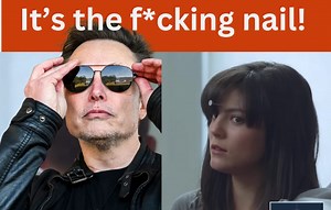 It's the f*cking nail!