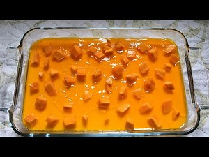 Mango jello pudding | Monsoon recipes | layered pudding recipe | Food Flex
