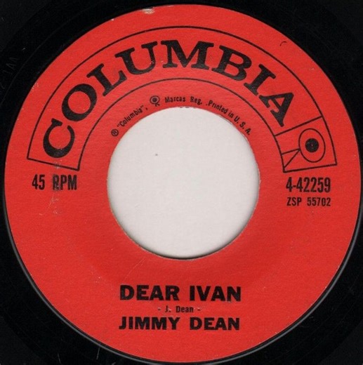 Jimmy Dean - Dear Ivan / Smoke, Smoke, Smoke That Cigarette