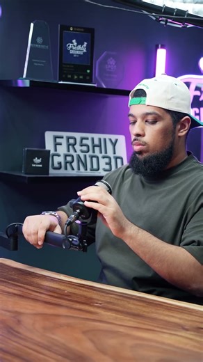 What it's like setting up a podcast set.