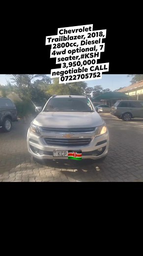 Chevrolet Trailblazer, 2018, 2800cc, diesel 4wd optional, 7 seater, at motor consult Ridgway's off kiambu road #KSH 3,950,000 negotiable CALL/what's app 0722705752 | Motor Consult Services | Facebook