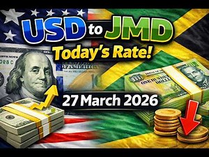 American Dollar to Jamaican Dollar United States Exchange Rates Today USD to JMD 27 March 2026