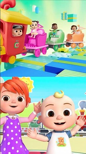 Chooooo Chooooo! 🚂 CoComelon Classic Nursery Rhymes & Games #cocomelon #shorts