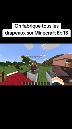 Je vous montre comment fabriquer le drapeau de la Guadeloupe sur Minecraft Ep13 #minecraft #fyp #gaming #guadeloupe #🇬🇵