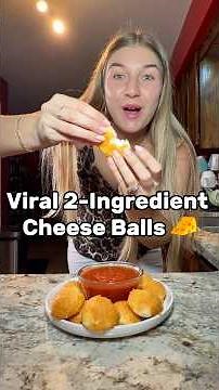 Only 2 Ingredients! Crispy Parmesan Cheese Balls