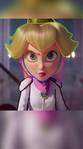 How to draw Princess Peach from super mario galaxy #trending #drawing #supermario