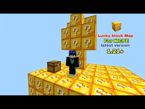 Best Lucky block Map for Minecraft PE 1.21+🔥[lucky block Map for Minecraft]