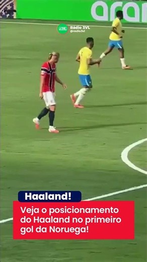 VEJA O POSICIONAMENTO DE HAALAND NO PRIMEIRO GOL DA NORUEGA!