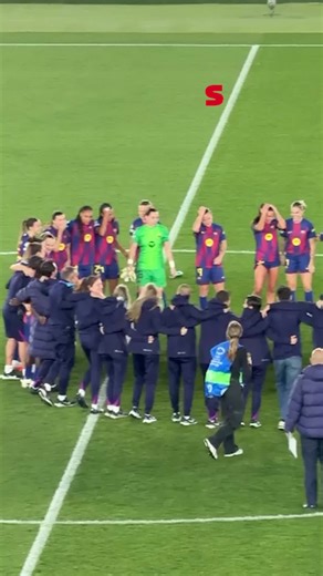 Así se celebra estar en 'semis' de Champions🔥 El Barça arrasa con el Real Madrid en el Spotify Camp Nou (6-0) y estará en la próxima ronda de la Champions 📽️ Maria Tikas #fcbarcelona #realmadrid #clasico #campnou #champions