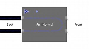 A full-normal, or normalled patchbay configuration is the most common configuration for an audio patchbay. With this configuration, the signal from the source device, at the top jack, flows through the jack directly below, to the destination device, making a connection inside the patchbay without the need for a patch cord connecting the two vertical jacks together. A full-normal setup allows the engineer to set up the patchbay in their most comfortable workflow for their recording or mixing proc