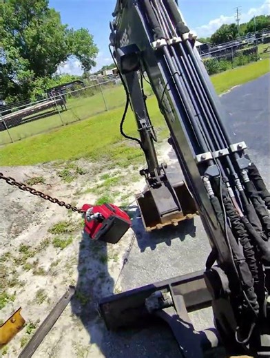 How to tilt John Deere 60G cab #automobile #automotivetools #diy #tools