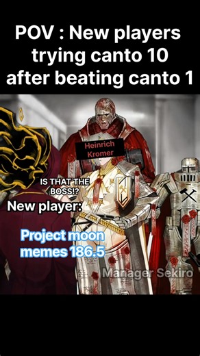 New players experience with canto 10 #projectmoon #shorts #limbuscompany