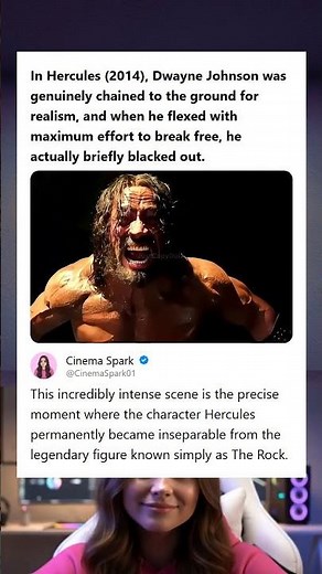 Dwayne Johnson Blacked Out While Flexing to Break Real Chains for Hercules 2014 Scene