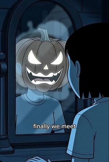 The Reflection That Moved First | Short Horror Animation #trending #viralvideo