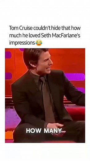 Memes | Comedy | Entertainment on Instagram: "This video clip from The Graham Norton Show features guest Seth MacFarlane, seated next to fellow guest Tom Cruise, with the text "Tom Cruise couldn't hide how much he loved Seth MacFarlane's impressions" overlaid. Prompted by the host, MacFarlane proceeds to perform the famously intense "I have a very specific set of skills" monologue from the film Taken, but he does it in the unmistakable, high-pitched voice of Kermit the Frog. As MacFarlane delive