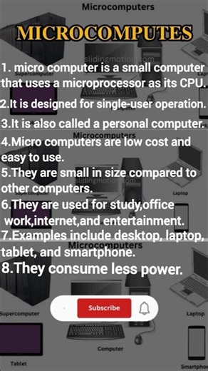 Types of computers|microcomputers|easy to understand#explore #coding #viral #viral #growingup #diy