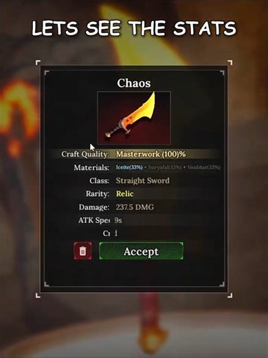 Forging Suryafal Chaos Sword in The Forge #roblox #theforge #enjiproo