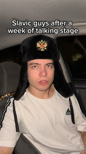 Vladimir Sazonov on Instagram: "Slavic guys after a week of a talking stage 😭 #slavic #balkan #russia #russian"