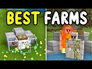 TOP 10 BEST Farms Minecraft Bedrock 26.1/1.21+!