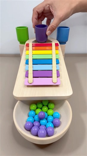 Calmly organize your marbles - satisfying reverse