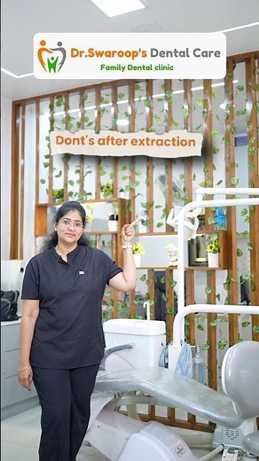🦷 Tooth Extraction Aftercare – Do’s & Don’ts! #drswaroopsdentalcare #bestdentalclinic #nellore