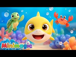Baby Shark & Friends Song 🦈 | Learn Sea Animals | New Nursery Rhymes for Kids
