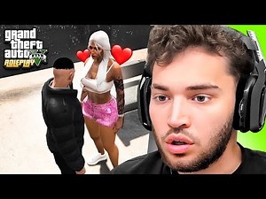 Adin Ross Finds a NEW "Girlfriend" in GTA RP..😍 (District 10)