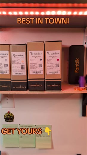 🚨 Stop scrolling, 3D printer makers! 🚨 NewMakers (N-U-M-A-K-E-R-S) filament is 23% OFF in the TikTok Shop right now! 🖨️🔥 If you want the best filament in town to bring your 3D prints to life, this is your sign. Smooth flow, strong layers, stunning results—perfect for every 3D printer and every project. Don’t wait—supplies won’t last. Grab your box of NewMakers today and start creating great stuff with great stuff! ✨ #3DPrinting #3DPrinter #3DPrintShop #MakersMovement #FilamentDeals @Numakers