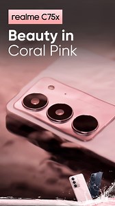 2.2K reactions · 109 shares | One look and you're hooked!  The Coral Pink color is as sweet as Pink Beach!  Inspired by Nature’s Power, the realme C75x is ready for any challenge.  #realmeC75series #realmeC75x #realmebd | realme | Facebook