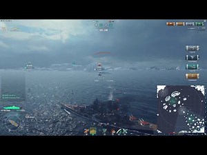 World Of Warships - Tirpitz vs. Iowa : 100 seconds Cut