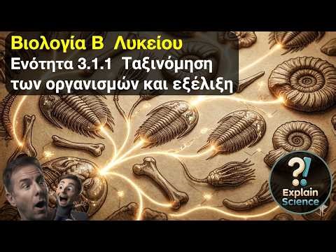 Βιολογία Β Λυκείου - 3.1.1 Ταξινόμηση των οργανισμών και εξέλιξη (3D)