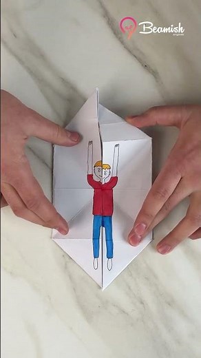 DIY paper flip animation #creative #paperflip #animationart