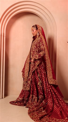 Classic Red Bridal Wear by Farshi Bridal