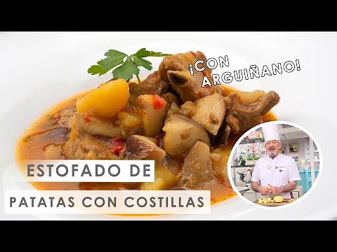 Estofado de patatas con costillas 👨🏻‍🍳​ Receta de cuchara con Karlos Arguiñano🍲​