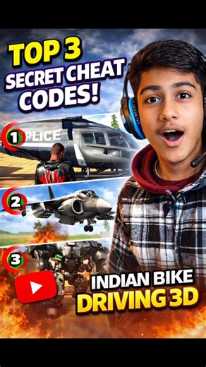 Indian bike drive 3d new update new codes #automobile #indianbikedriving3dsupercarscheatcode #gta