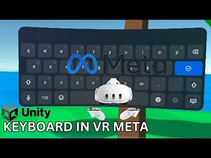 Keyboard in Virtual Reality (VR ) in Unity for Meta Quest | Virtual keyboard | Nested Mango