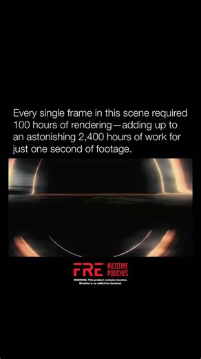 3.1M Commanders on Instagram: "The black hole in Interstellar wasn’t just cinematic illusion—it became one of the most technically demanding visual effects ever made, driven by extreme computing power and real astrophysics. To portray Gargantua with scientific accuracy, the VFX team collaborated with physicist Kip Thorne and built a custom rendering system that calculated how light would truly bend around a black hole. Some simulations took up to 100 hours to render a single frame, and the film 