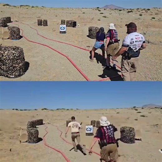 2025 USPSA Area - Stage 1 - Husband vs Wifey