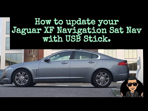 How to update your Jaguar XF Navigation Sat Nav with USB Stick.