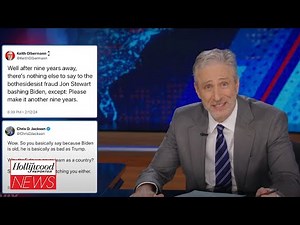 Jon Stewart Shrugs Off 'Daily Show' Backlash About Joe Biden | THR News