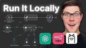 【双语+纯享】🔥0成本运行私有AI代理！GPT-OSS+Ollama+n8n超详细本地部署教程💥