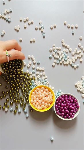 Color Therapy in a Bowl 📿 So Glossy, So Perfect 😍 Pearl Beads