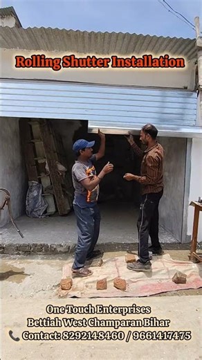 Rolling Shutters Installation #satisfying #rollingshutters