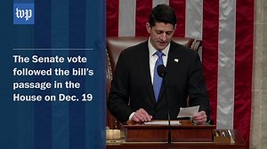 57K views · 779 reactions | Senate Republicans on Dec. 20 passed a GOP bill overhauling the tax code. The House is expected to vote on the plan later in the day. | Washington Post | Facebook
