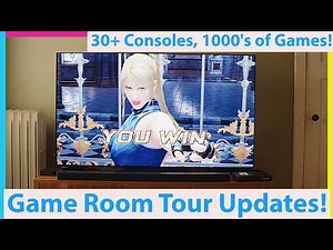 Thousands of Games, Dozens of Consoles! Game Room Tour Updates